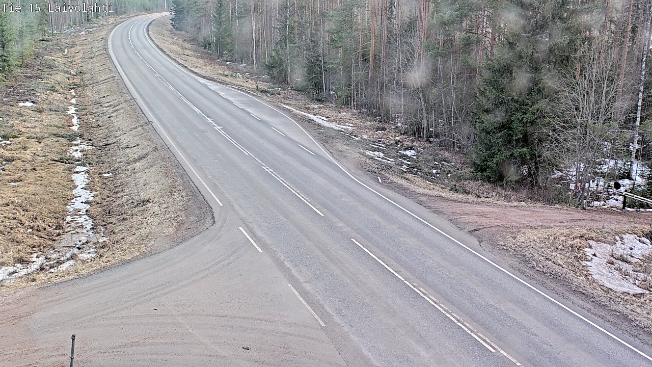 Weather Camera Image Road 15 Laivolahti, Mäntyharju, Etelä-Savo