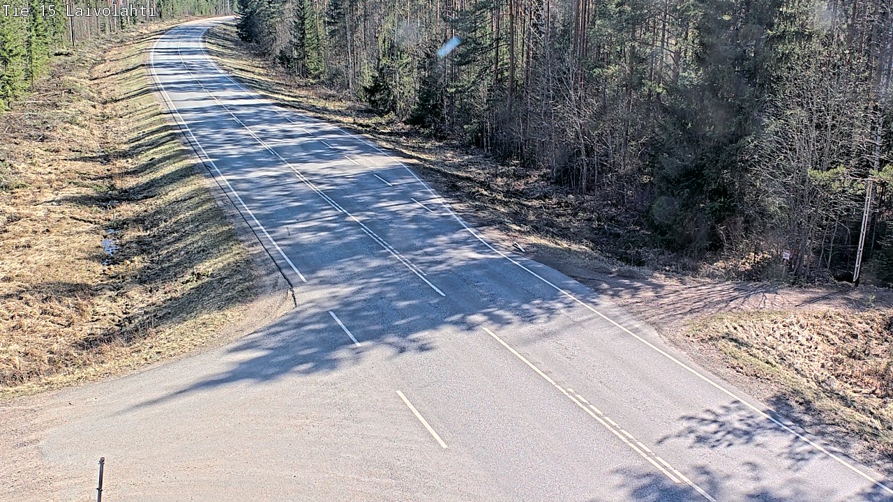 Weather Camera Image Väg 15 Laivolahti, Mäntyharju, Etelä-Savo