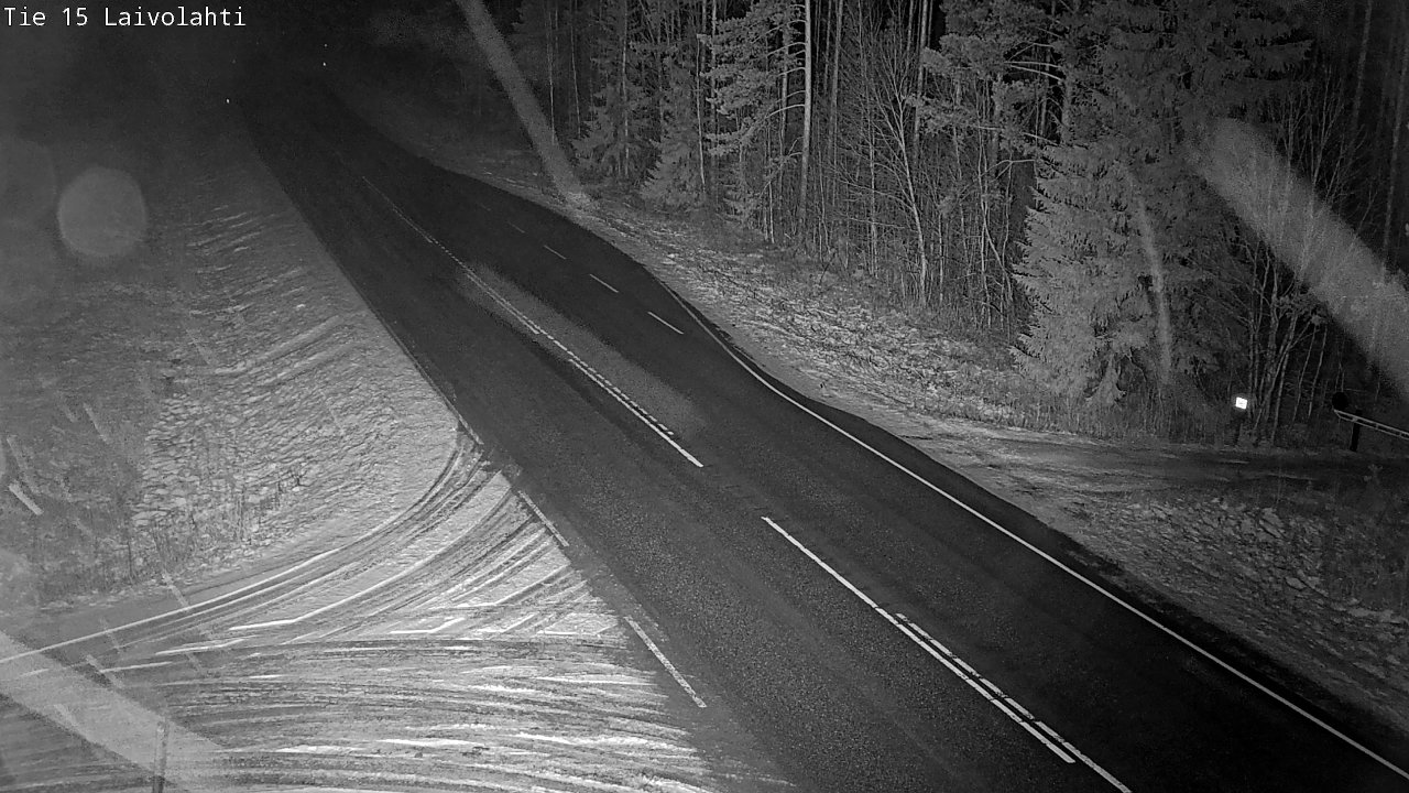 Weather Camera Image Väg 15 Laivolahti, Mäntyharju, Etelä-Savo