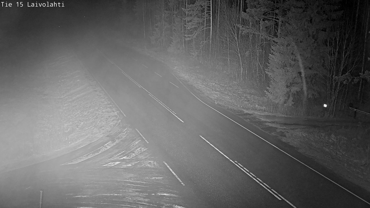 Weather Camera Image Väg 15 Laivolahti, Mäntyharju, Etelä-Savo
