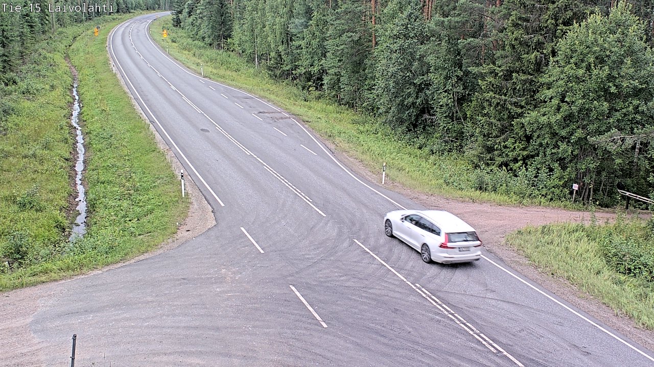 Weather Camera Image Road 15 Laivolahti, Mäntyharju, Etelä-Savo