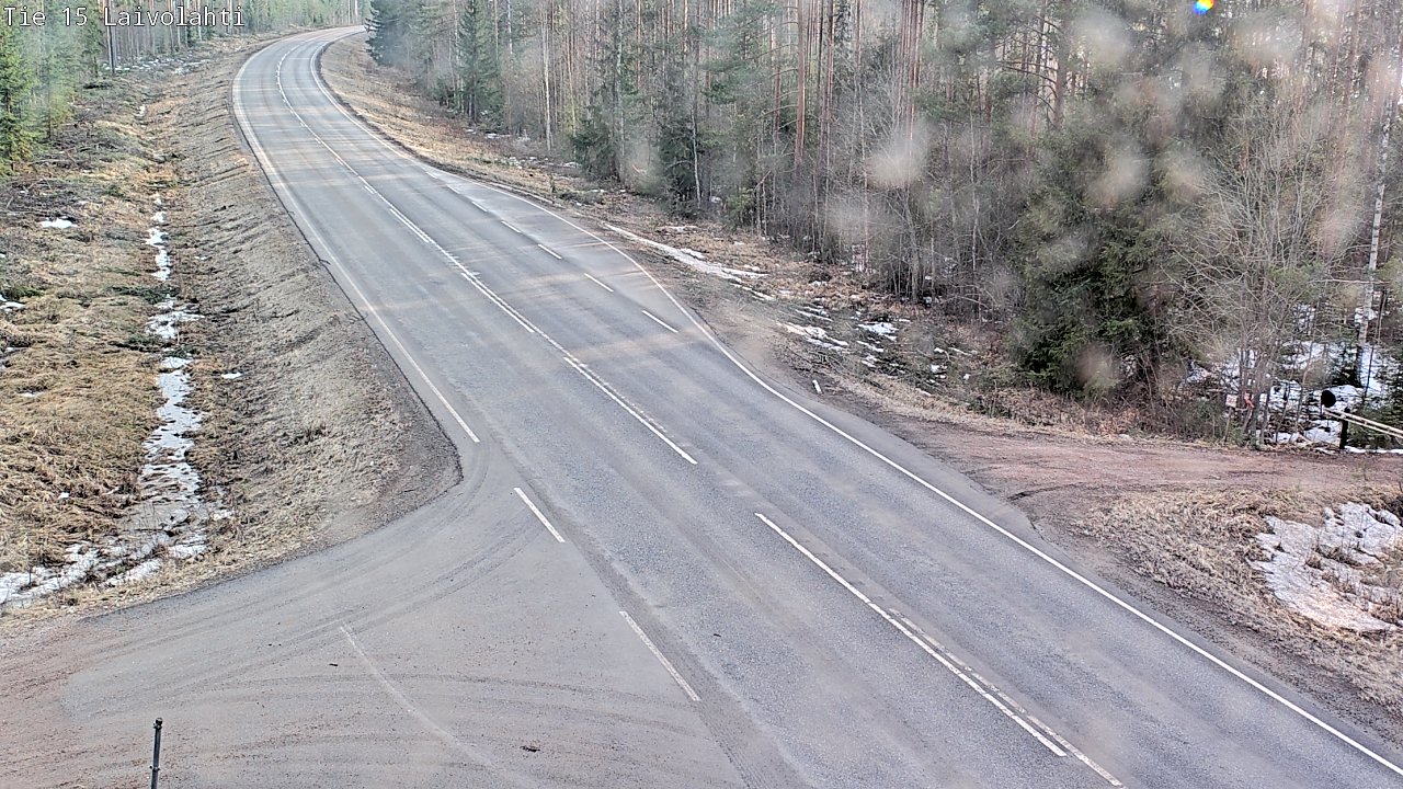 Weather Camera Image Road 15 Laivolahti, Mäntyharju, Etelä-Savo