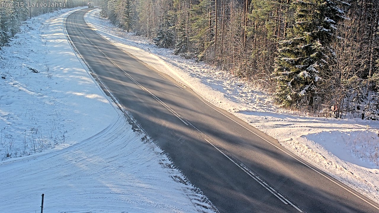 Weather Camera Image Road 15 Laivolahti, Mäntyharju, Etelä-Savo