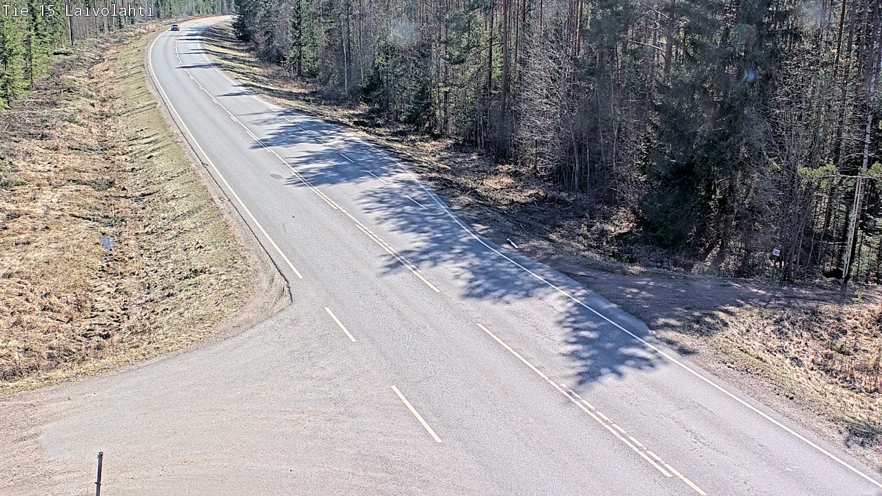 Weather Camera Image Väg 15 Laivolahti, Mäntyharju, Etelä-Savo