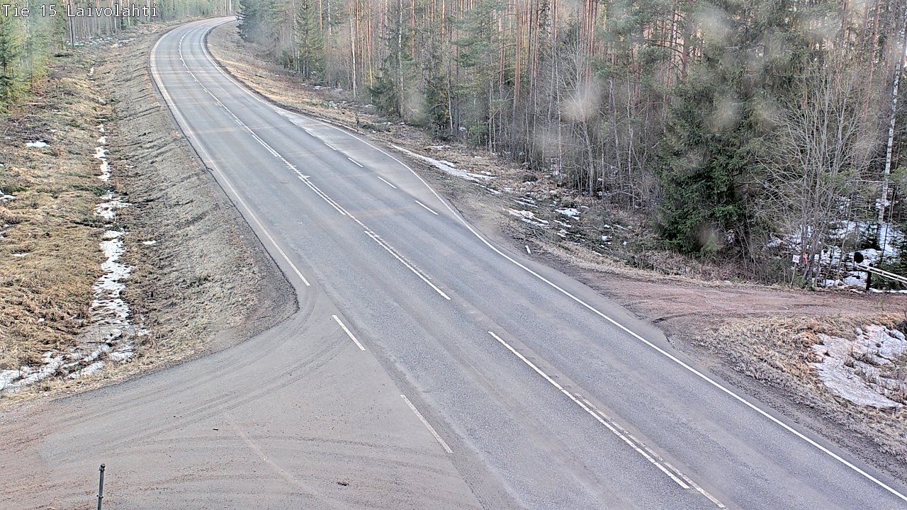 Weather Camera Image Road 15 Laivolahti, Mäntyharju, Etelä-Savo