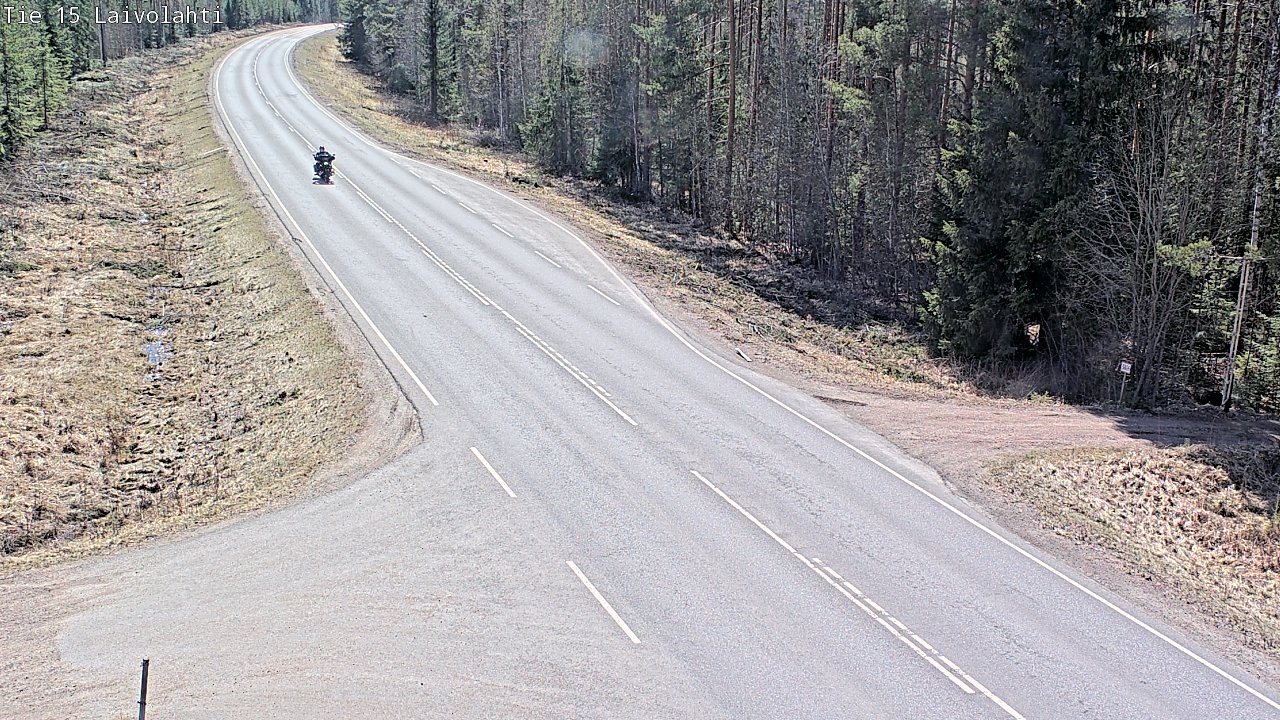 Weather Camera Image Väg 15 Laivolahti, Mäntyharju, Etelä-Savo