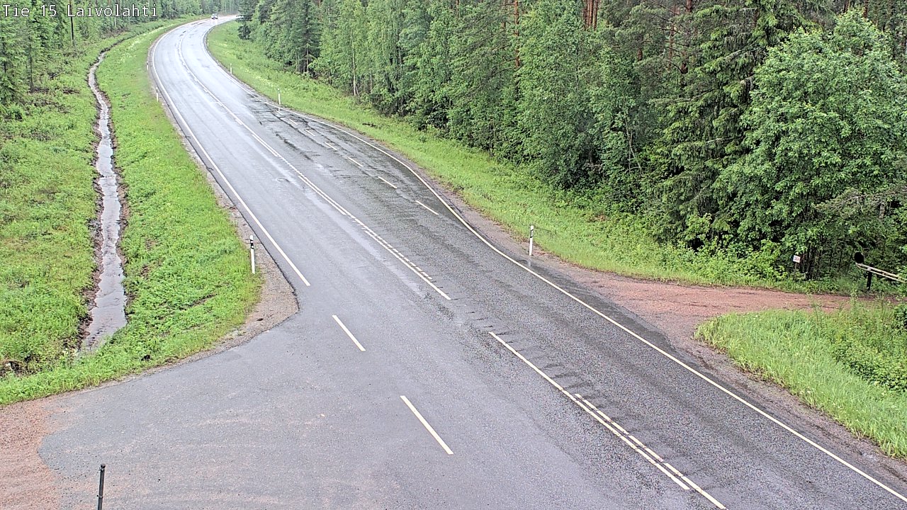 Weather Camera Image Road 15 Laivolahti, Mäntyharju, Etelä-Savo