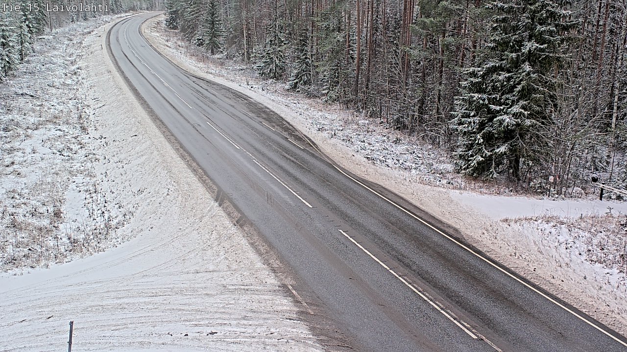 Weather Camera Image Väg 15 Laivolahti, Mäntyharju, Etelä-Savo