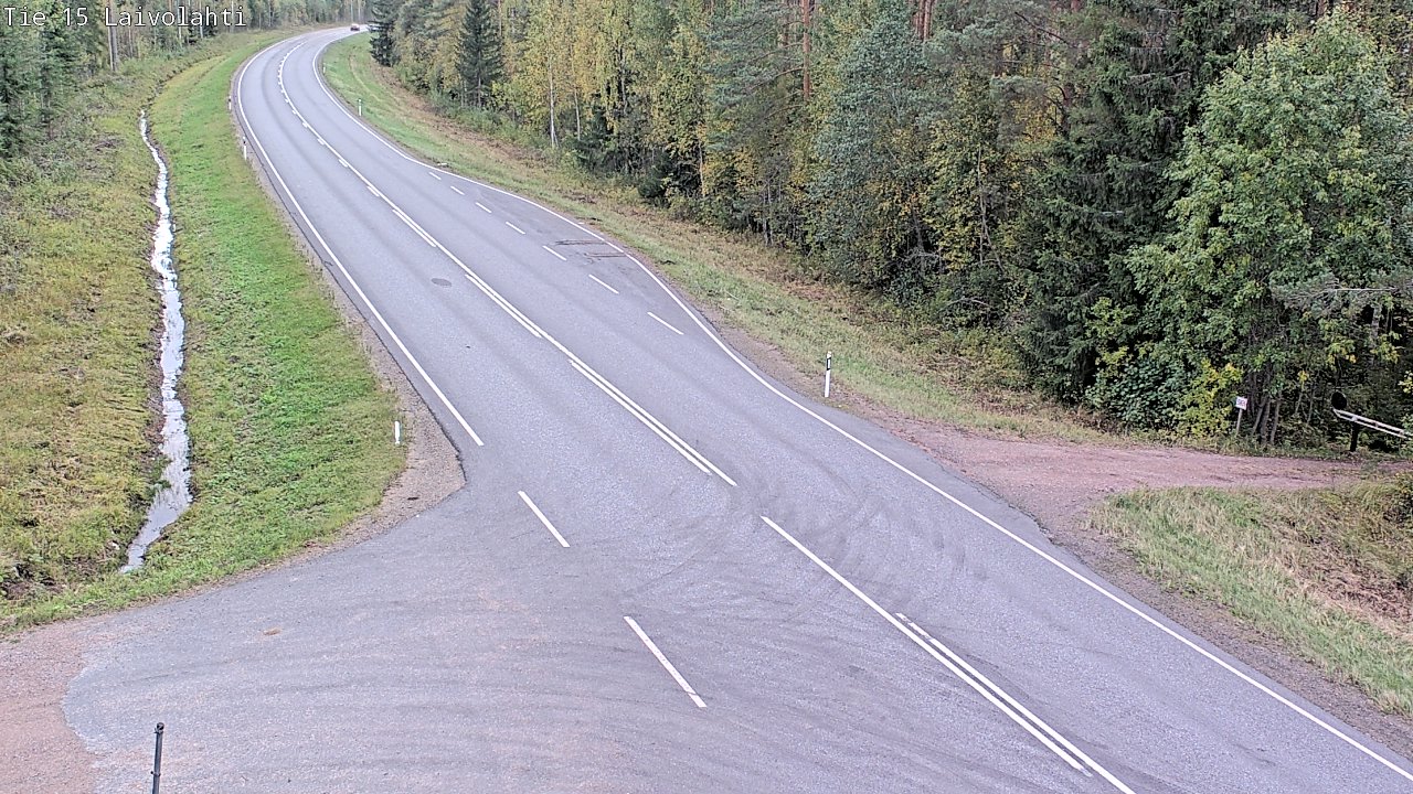 Weather Camera Image Road 15 Laivolahti, Mäntyharju, Etelä-Savo