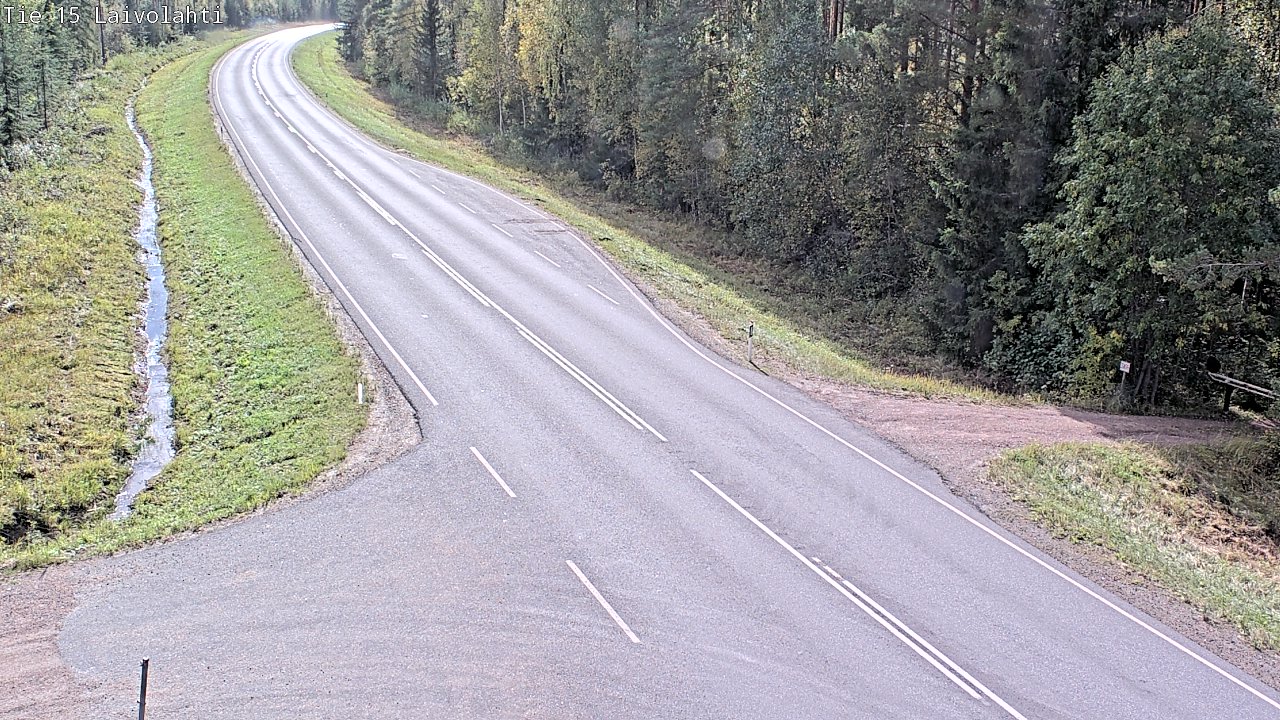 Weather Camera Image Road 15 Laivolahti, Mäntyharju, Etelä-Savo