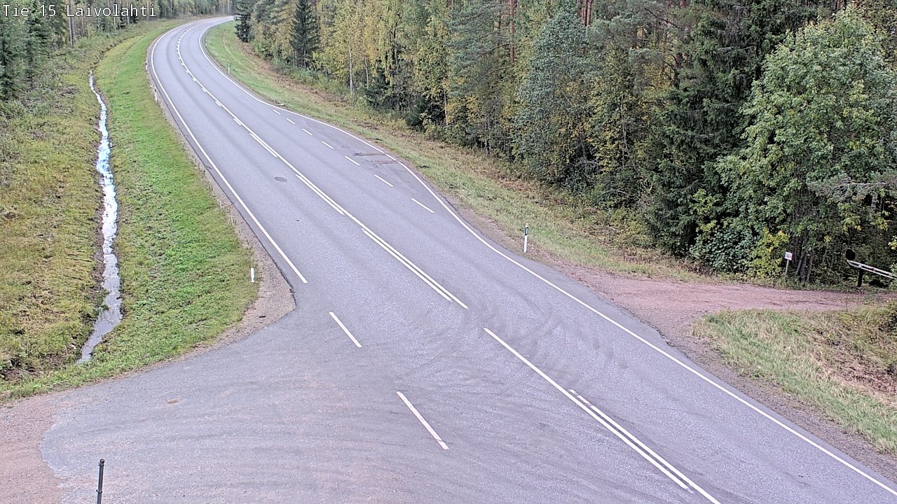 Weather Camera Image Väg 15 Laivolahti, Mäntyharju, Etelä-Savo
