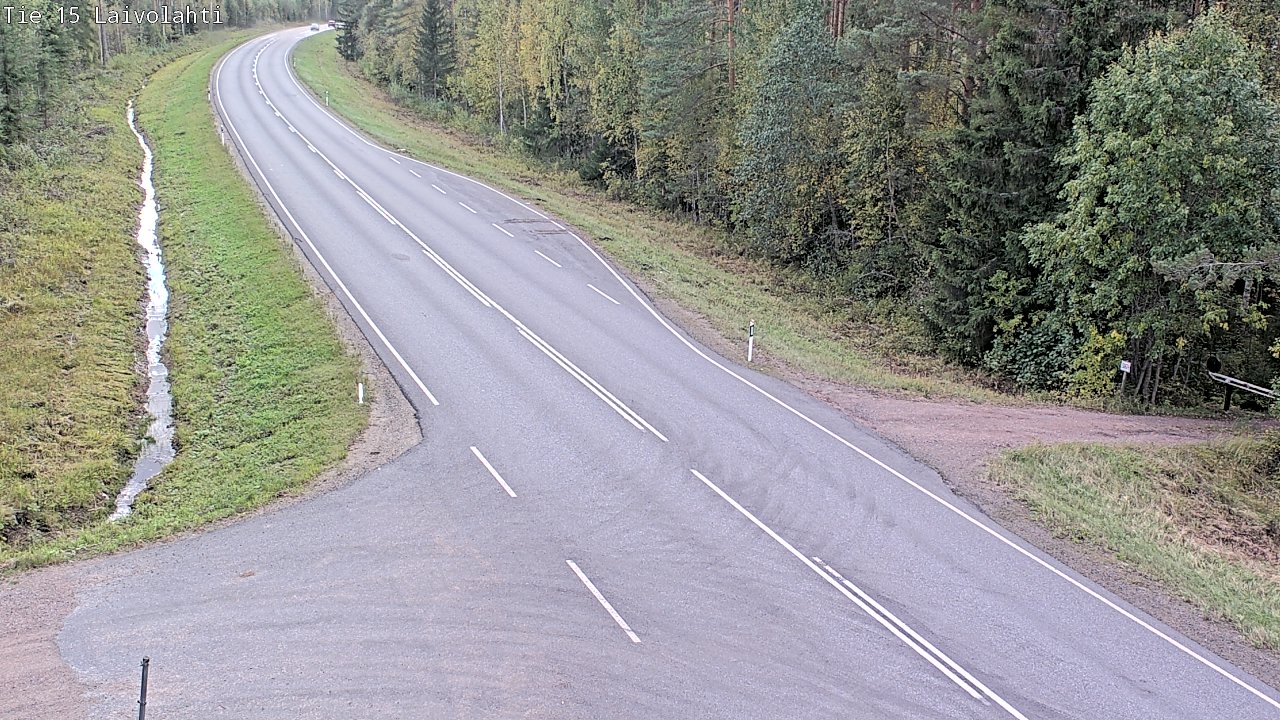 Weather Camera Image Road 15 Laivolahti, Mäntyharju, Etelä-Savo