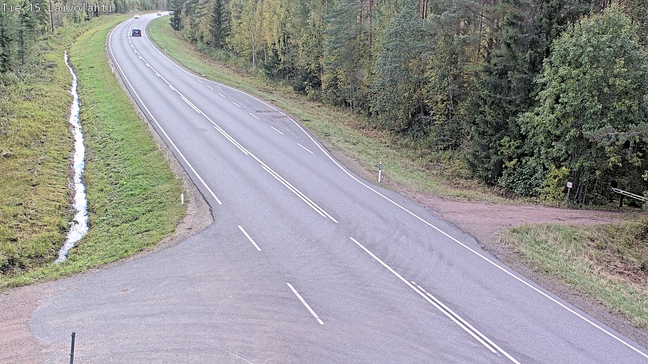 Weather Camera Image Väg 15 Laivolahti, Mäntyharju, Etelä-Savo