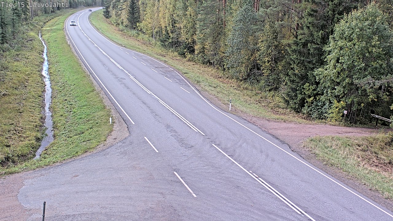 Weather Camera Image Road 15 Laivolahti, Mäntyharju, Etelä-Savo