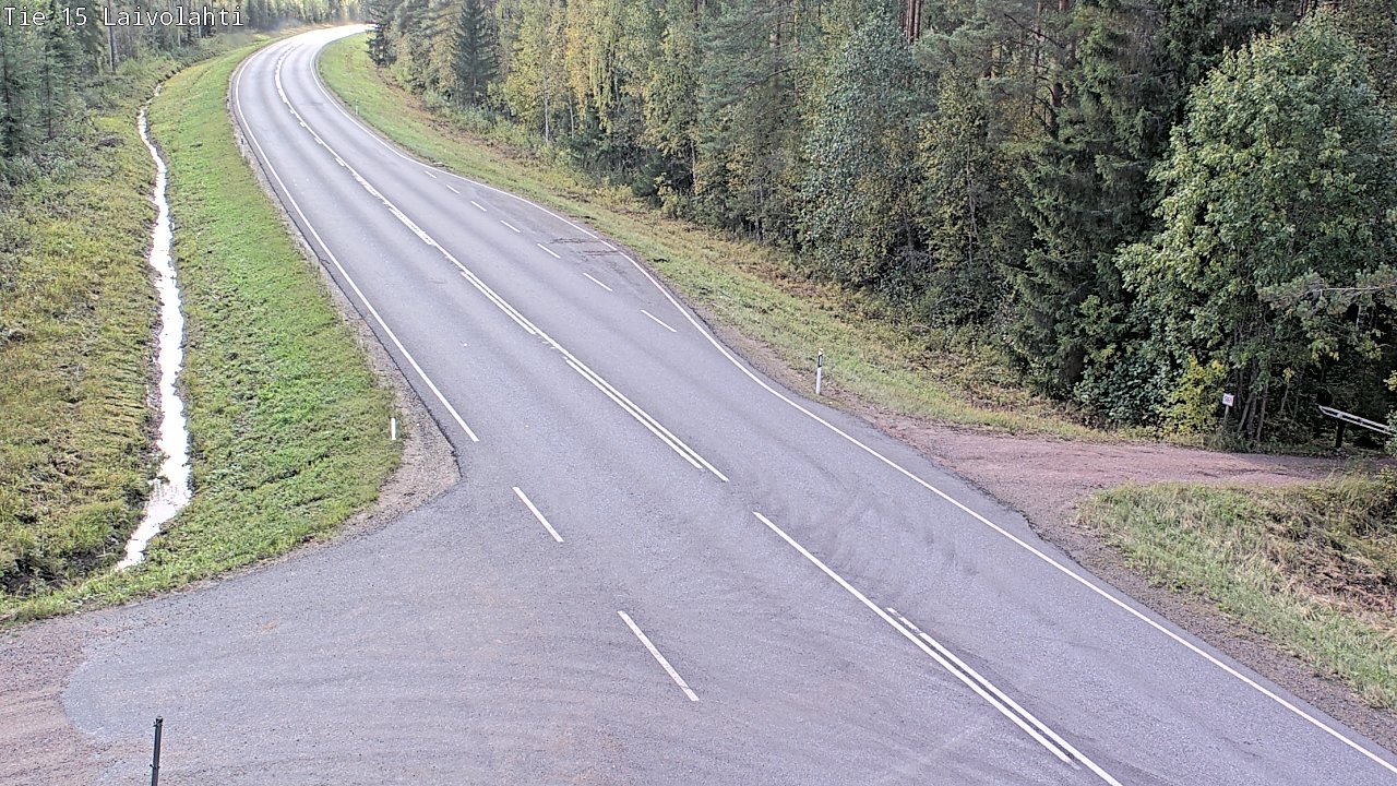 Weather Camera Image Road 15 Laivolahti, Mäntyharju, Etelä-Savo