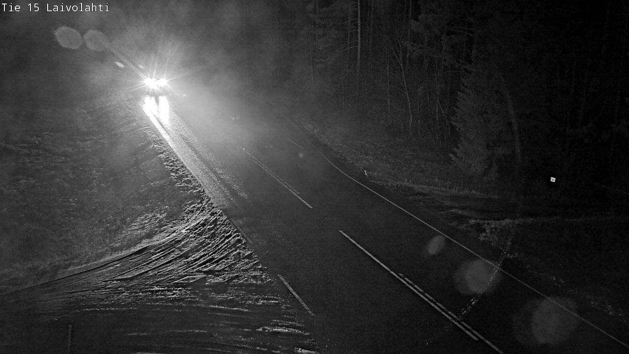 Weather Camera Image Väg 15 Laivolahti, Mäntyharju, Etelä-Savo