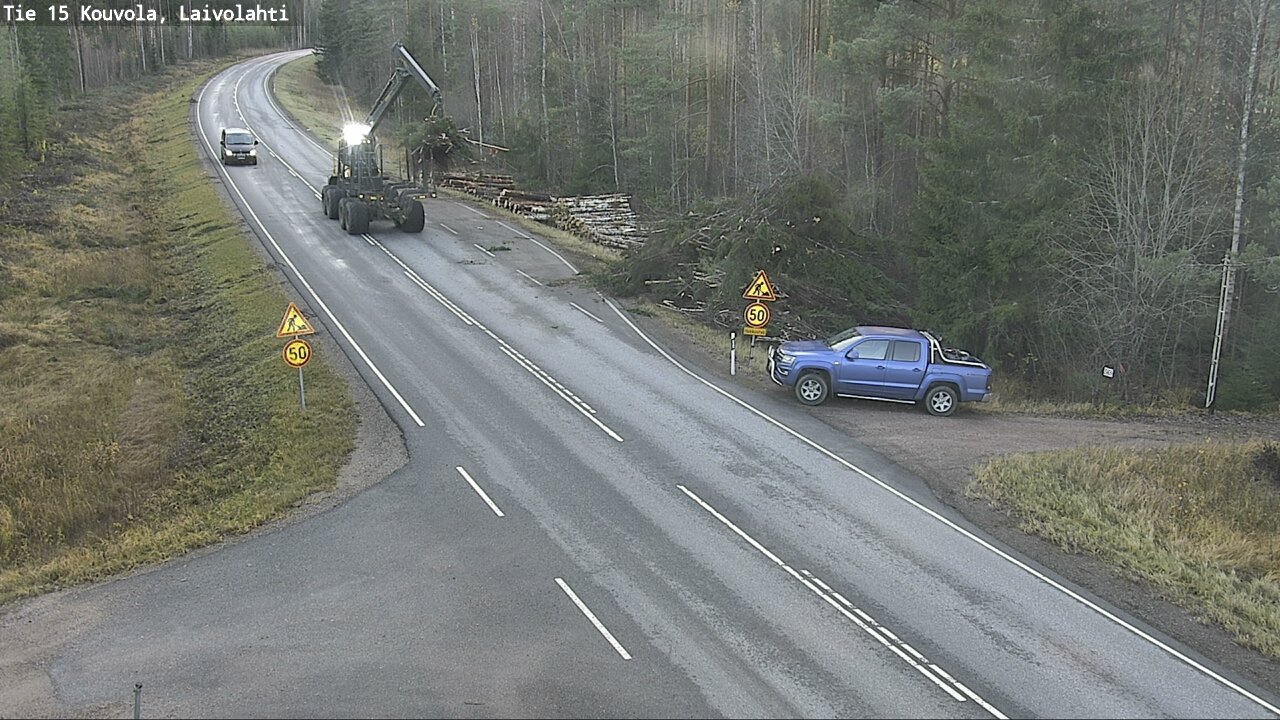 Kelikamerat Kuva Tie 15 Laivolahti, Mäntyharju, Etelä-Savo