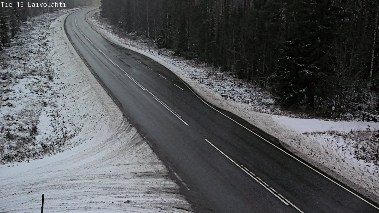 Weather Camera Image Väg 15 Laivolahti, Mäntyharju, Etelä-Savo