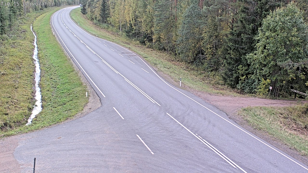 Weather Camera Image Väg 15 Laivolahti, Mäntyharju, Etelä-Savo