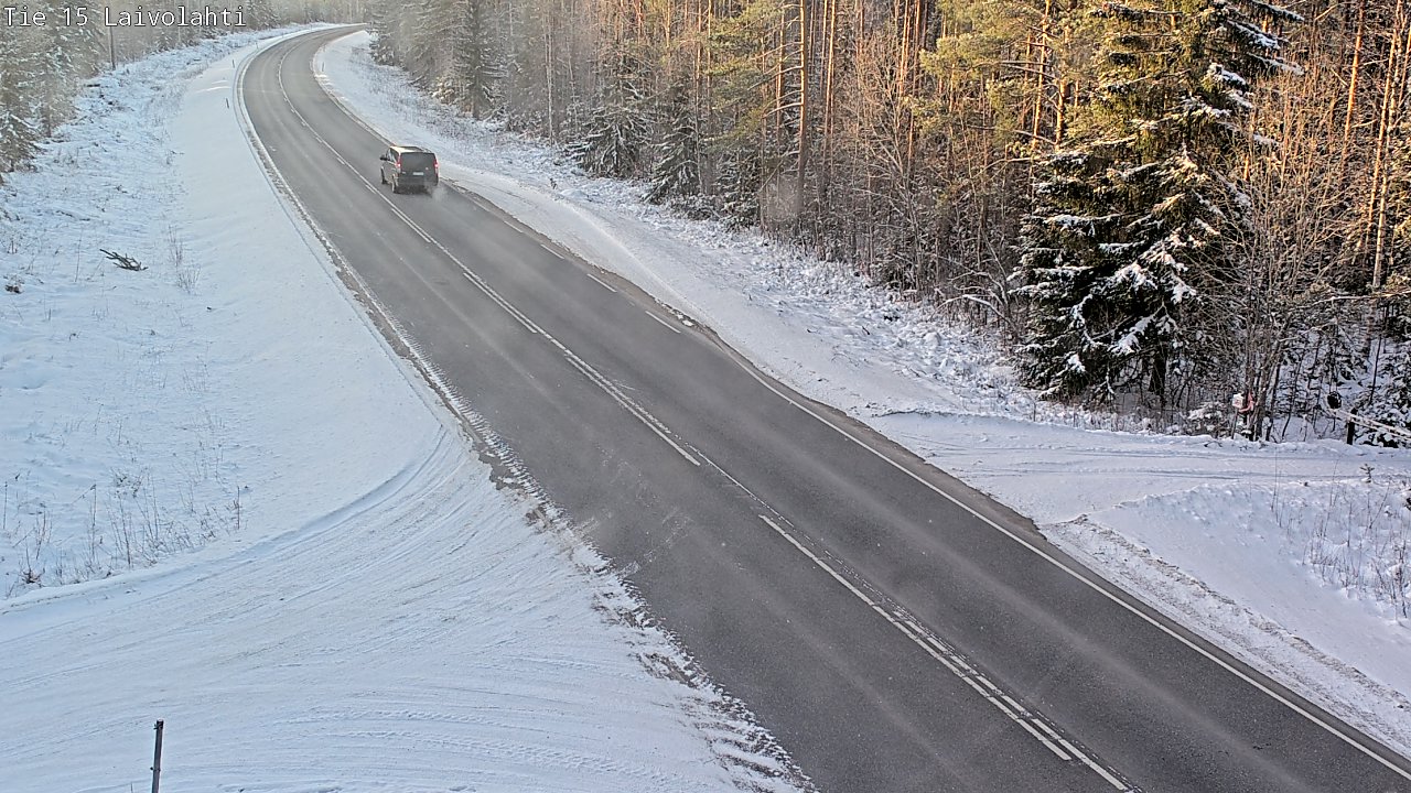 Weather Camera Image Road 15 Laivolahti, Mäntyharju, Etelä-Savo