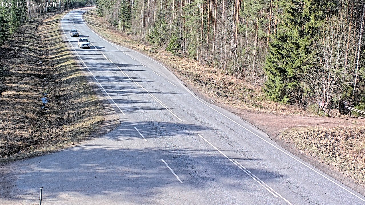 Weather Camera Image Väg 15 Laivolahti, Mäntyharju, Etelä-Savo