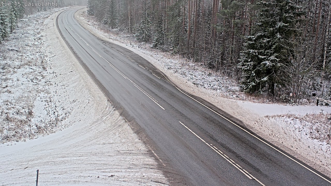 Weather Camera Image Väg 15 Laivolahti, Mäntyharju, Etelä-Savo
