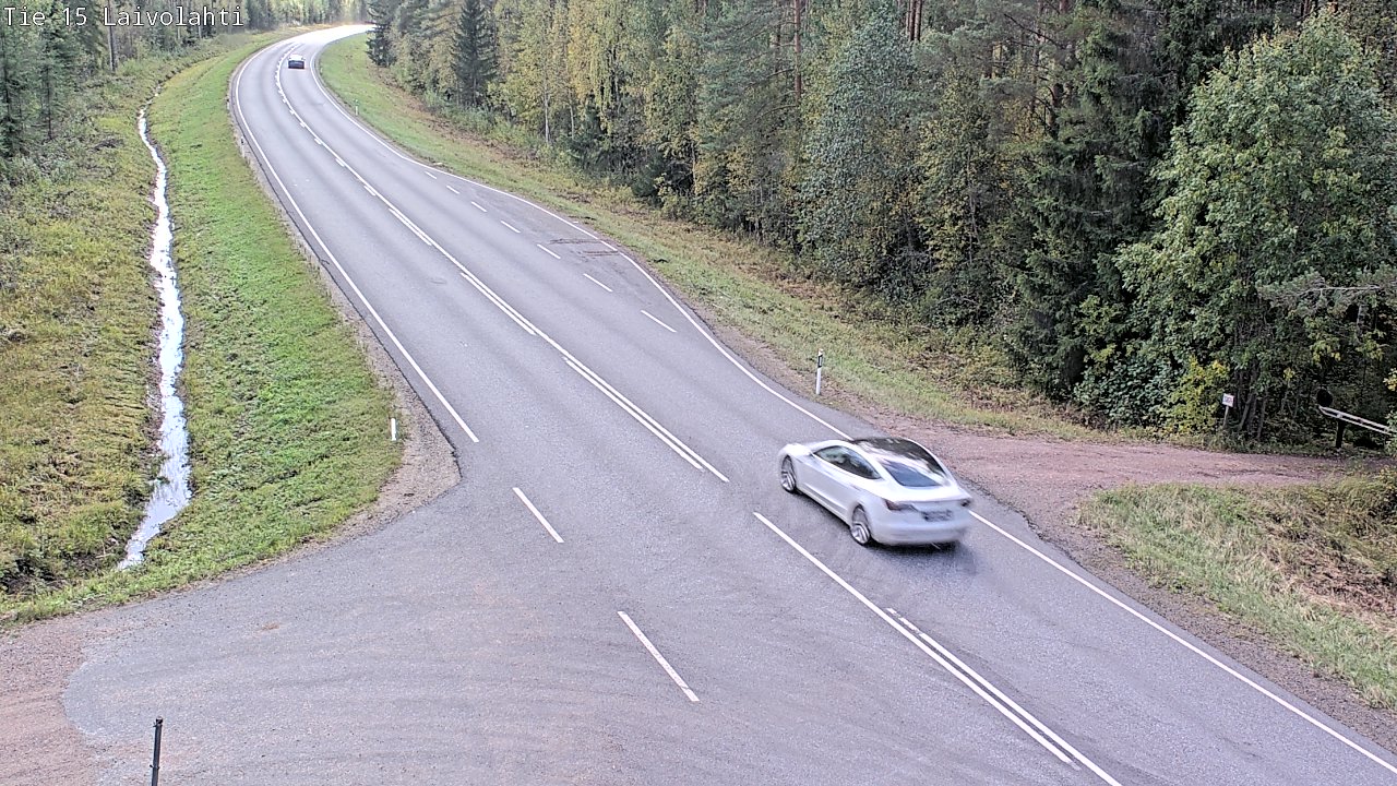 Weather Camera Image Road 15 Laivolahti, Mäntyharju, Etelä-Savo