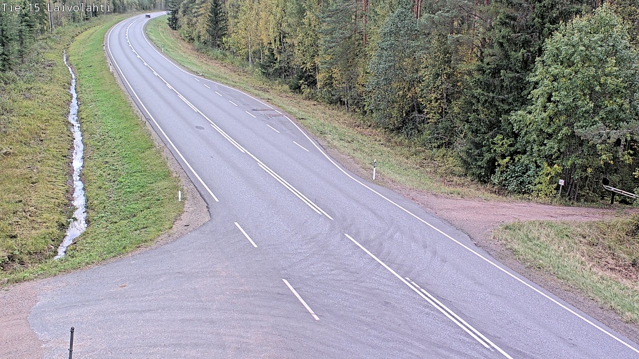 Weather Camera Image Road 15 Laivolahti, Mäntyharju, Etelä-Savo