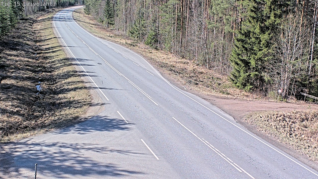 Weather Camera Image Väg 15 Laivolahti, Mäntyharju, Etelä-Savo