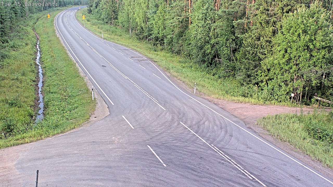 Kelikamerat Kuva Tie 15 Laivolahti, Mäntyharju, Etelä-Savo