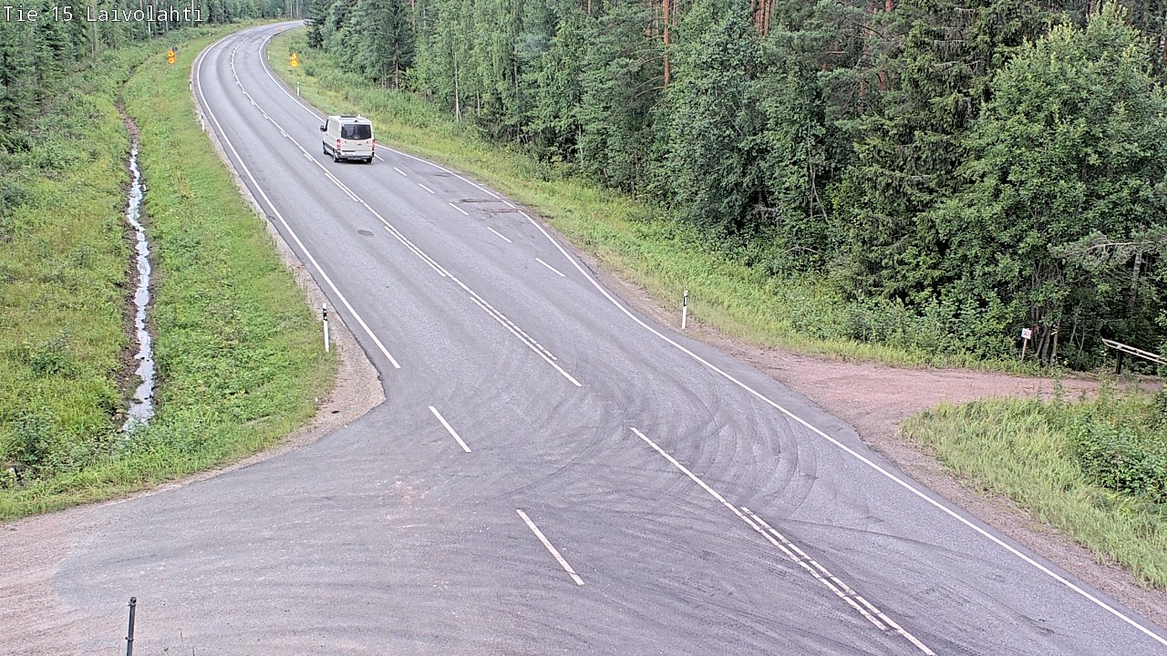 Weather Camera Image Road 15 Laivolahti, Mäntyharju, Etelä-Savo