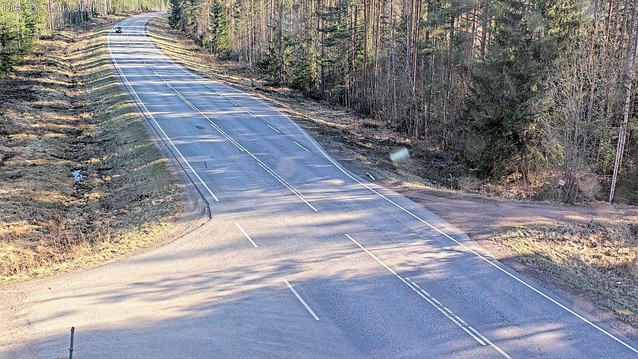 Weather Camera Image Väg 15 Laivolahti, Mäntyharju, Etelä-Savo