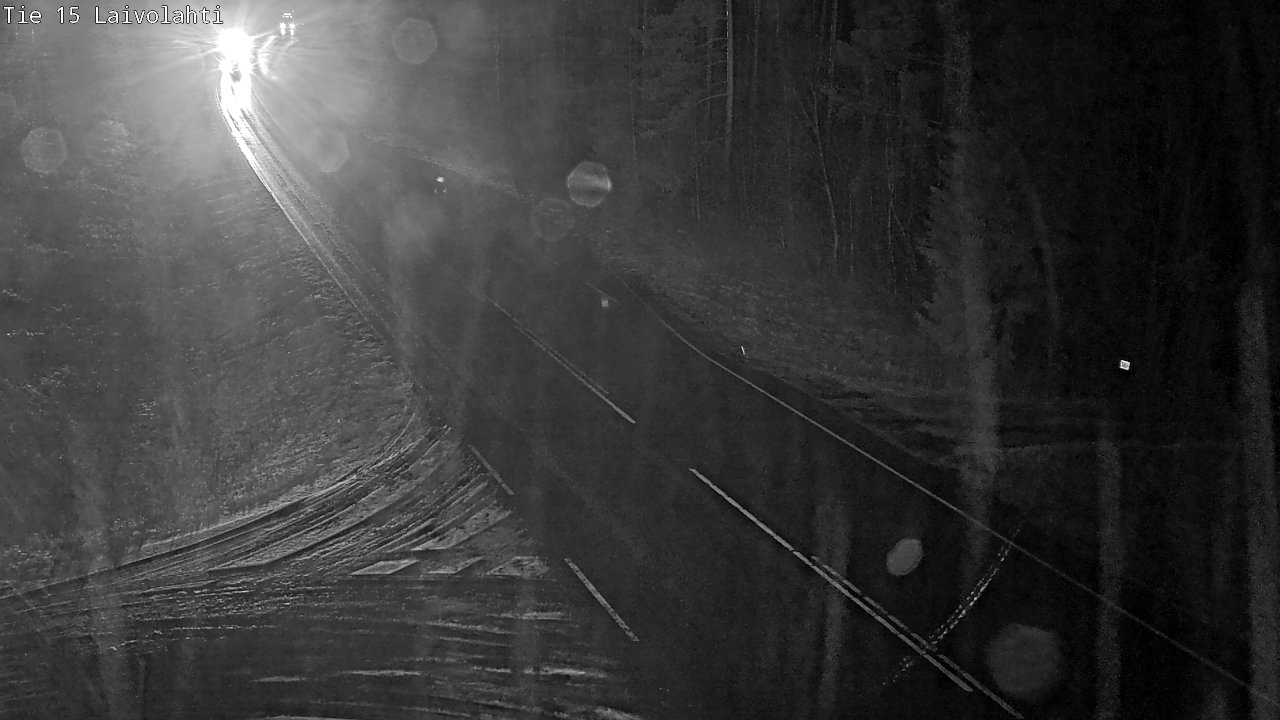 Weather Camera Image Väg 15 Laivolahti, Mäntyharju, Etelä-Savo