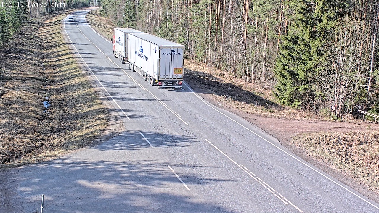 Weather Camera Image Väg 15 Laivolahti, Mäntyharju, Etelä-Savo