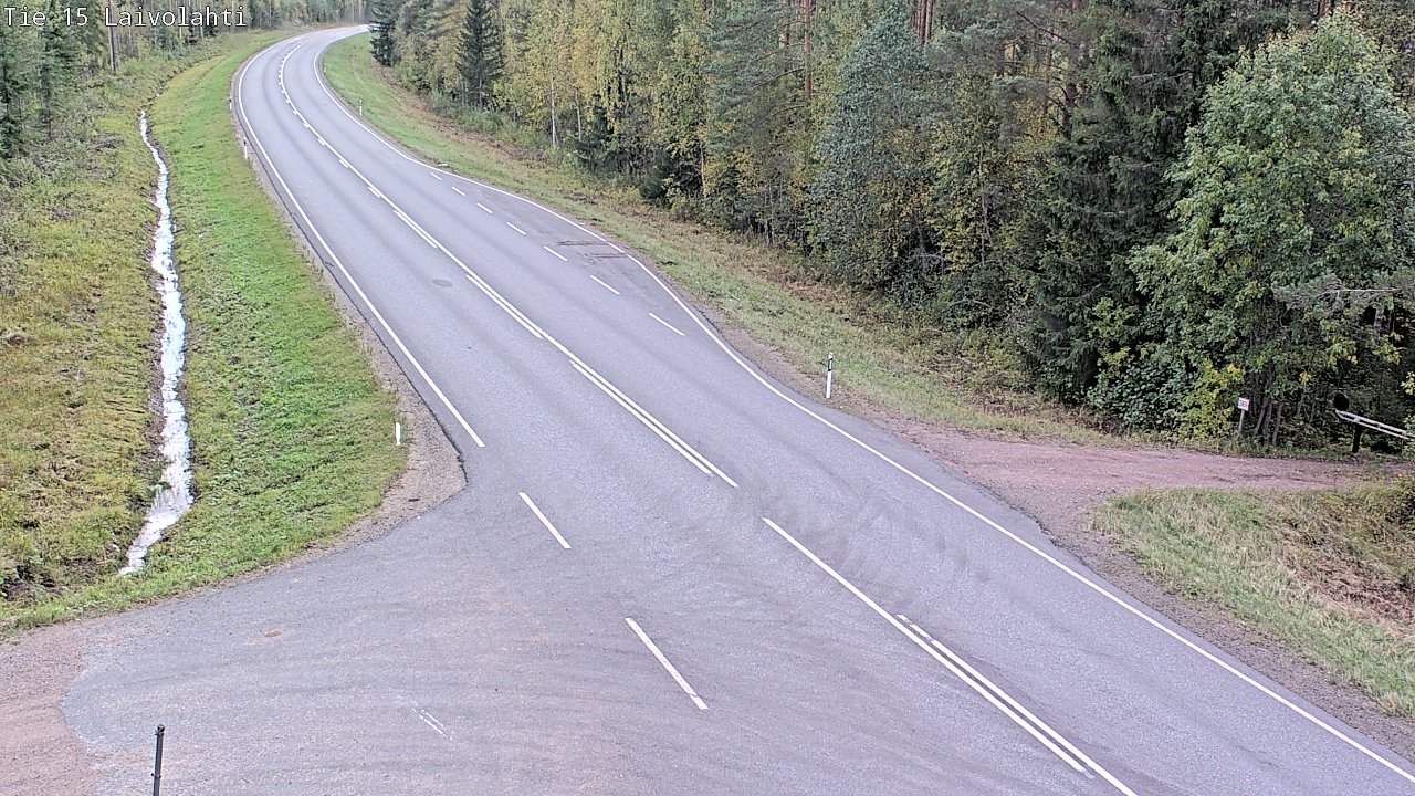Weather Camera Image Väg 15 Laivolahti, Mäntyharju, Etelä-Savo