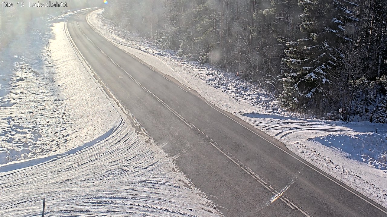 Weather Camera Image Road 15 Laivolahti, Mäntyharju, Etelä-Savo