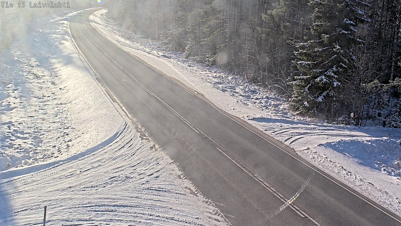 Weather Camera Image Road 15 Laivolahti, Mäntyharju, Etelä-Savo