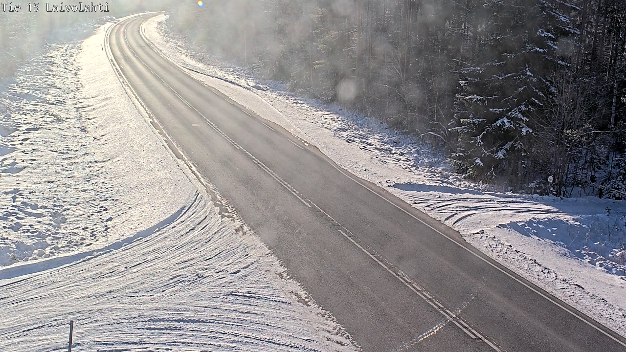 Weather Camera Image Road 15 Laivolahti, Mäntyharju, Etelä-Savo
