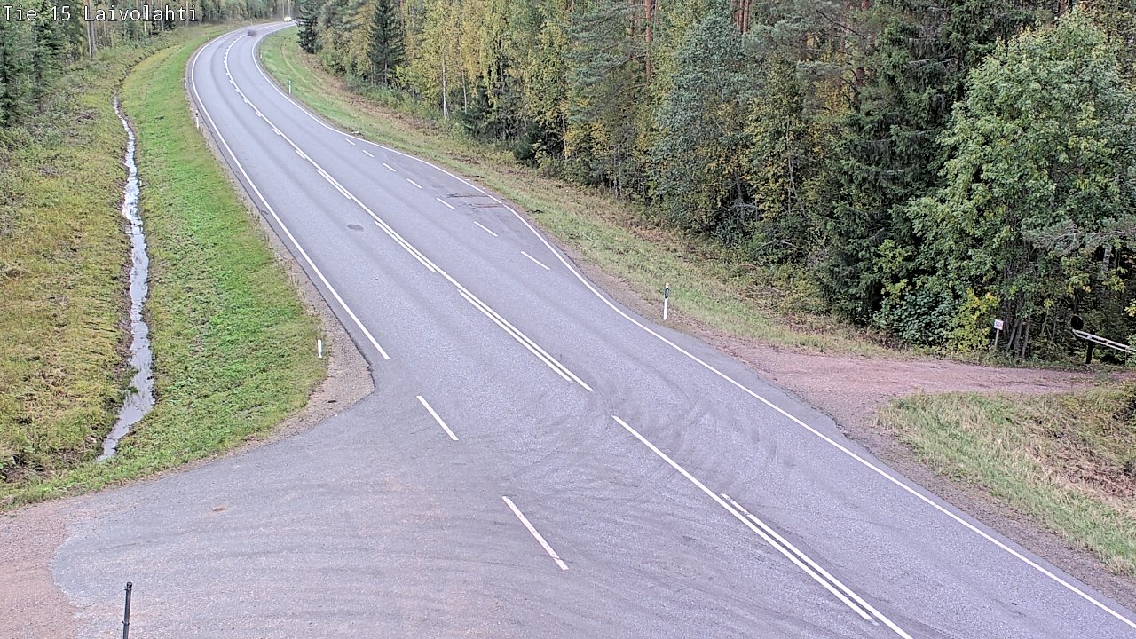 Weather Camera Image Väg 15 Laivolahti, Mäntyharju, Etelä-Savo