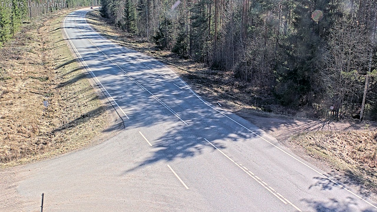 Weather Camera Image Väg 15 Laivolahti, Mäntyharju, Etelä-Savo