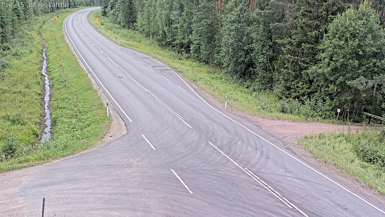 Weather Camera Image Road 15 Laivolahti, Mäntyharju, Etelä-Savo