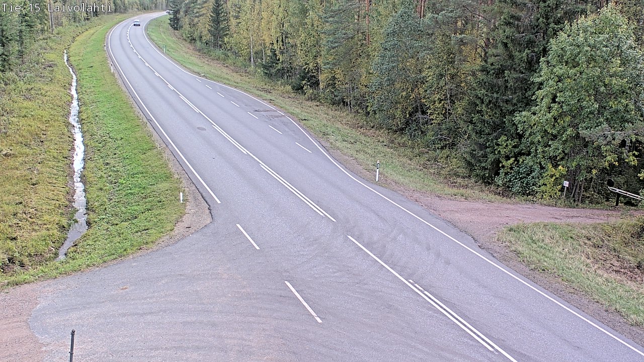 Weather Camera Image Väg 15 Laivolahti, Mäntyharju, Etelä-Savo