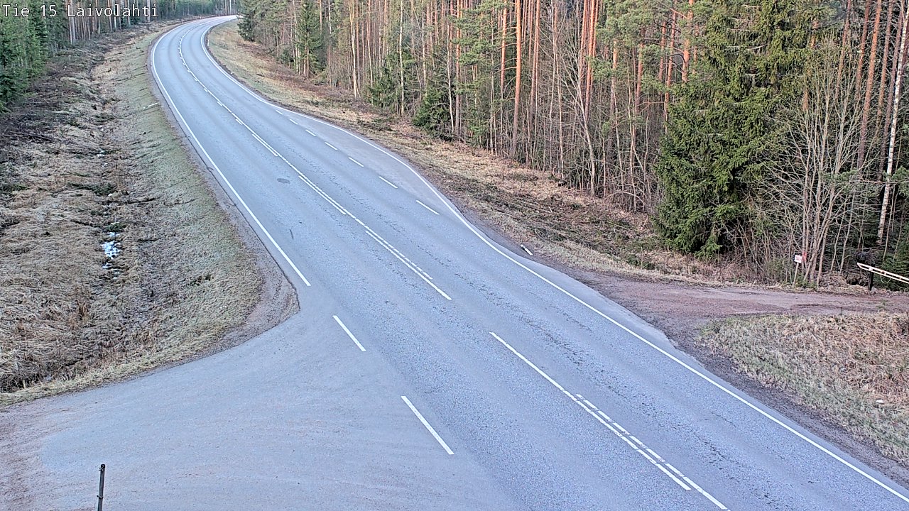 Weather Camera Image Road 15 Laivolahti, Mäntyharju, Etelä-Savo