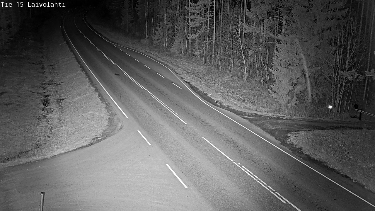 Weather Camera Image Väg 15 Laivolahti, Mäntyharju, Etelä-Savo