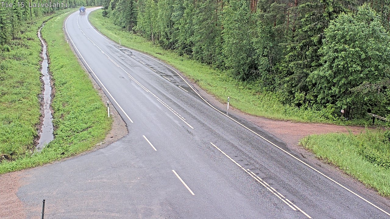 Weather Camera Image Väg 15 Laivolahti, Mäntyharju, Etelä-Savo
