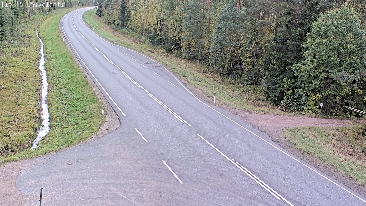 Weather Camera Image Väg 15 Laivolahti, Mäntyharju, Etelä-Savo
