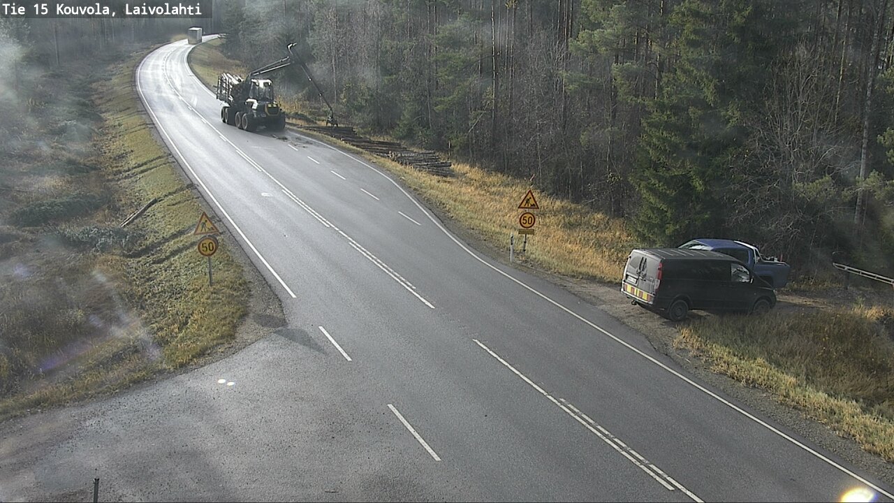 Kelikamerat Kuva Tie 15 Laivolahti, Mäntyharju, Etelä-Savo