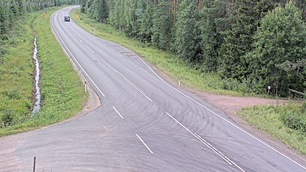 Weather Camera Image Road 15 Laivolahti, Mäntyharju, Etelä-Savo