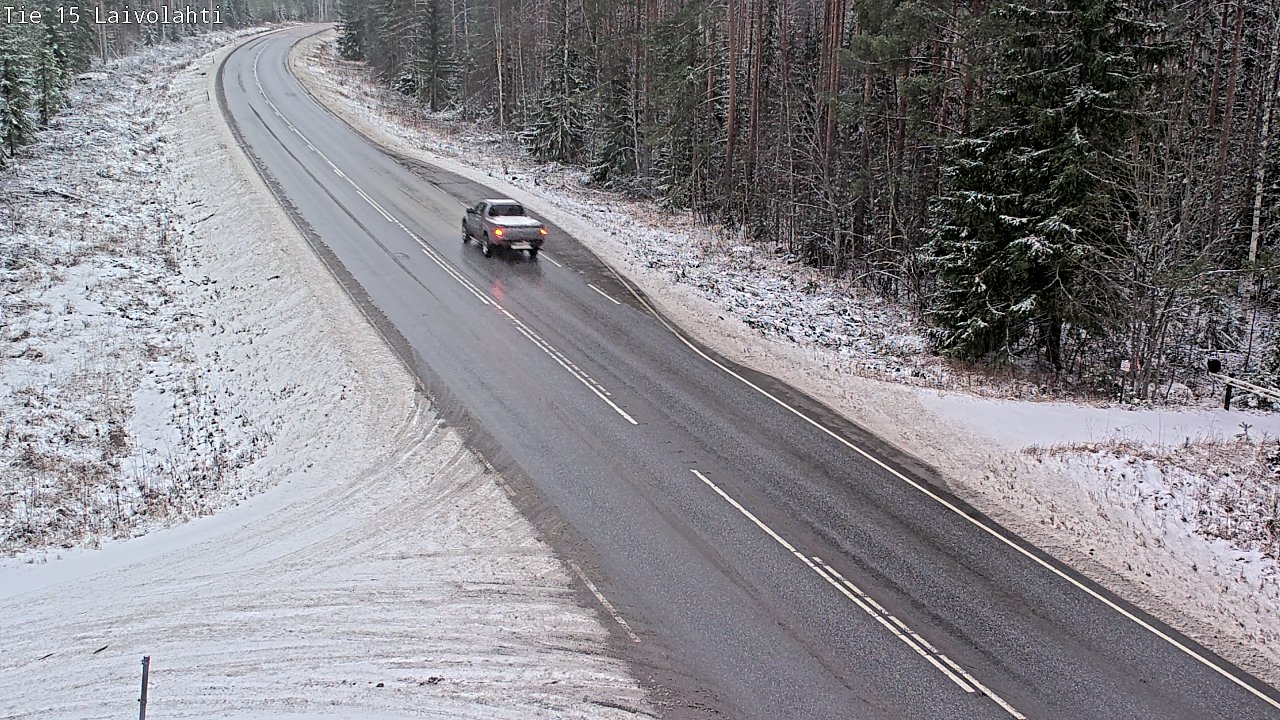 Weather Camera Image Väg 15 Laivolahti, Mäntyharju, Etelä-Savo