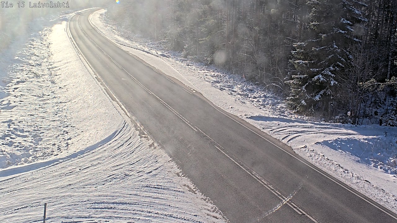 Weather Camera Image Road 15 Laivolahti, Mäntyharju, Etelä-Savo